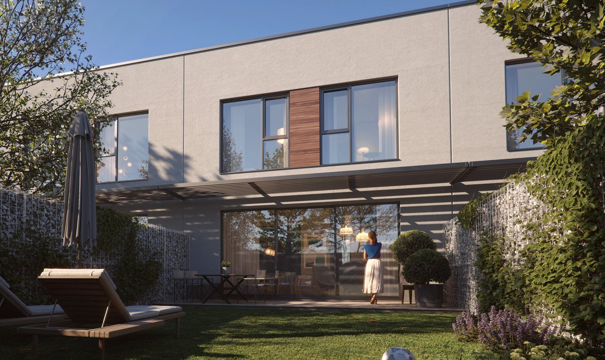 Vila Lombardia — casă modernă cu grădină